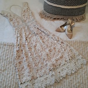 White Lace Dress NWOT